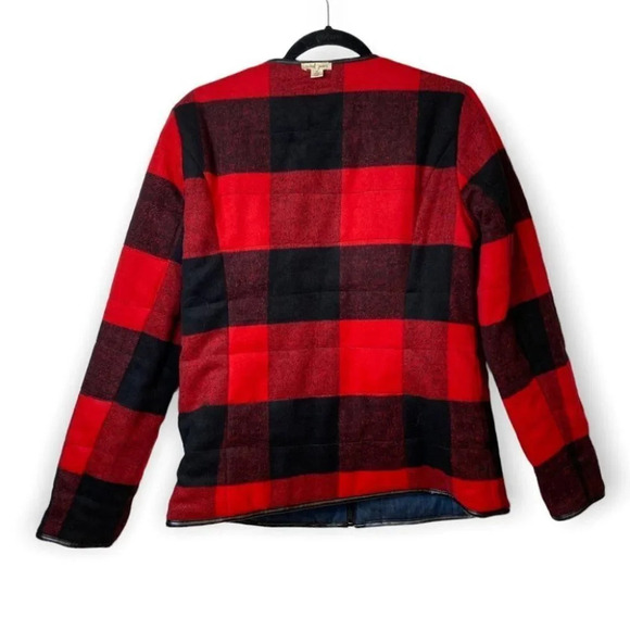 Tribal Jeans  Reversible Buffalo Plaid & Denim Jacket - Picture 2 of 13